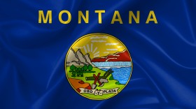 Stock Image: montana flag