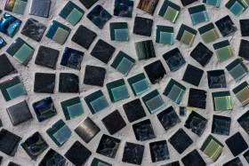 Stock Image: Mosaic tile chip texture