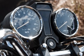 Stock Image: motorbike tacho