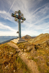 Stock Image: Mountain Summit Cross