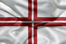 Stock Image: Naval Ensign of Latvia