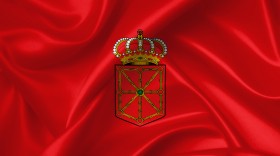 Stock Image: navarra flag