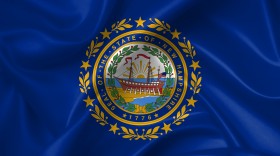 Stock Image: new hampshire flag