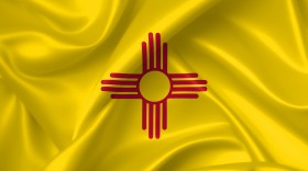 Stock Image: new mexico flag