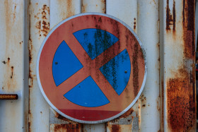 Stock Image: No Parking sign