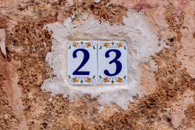 Stock Image: Number 23