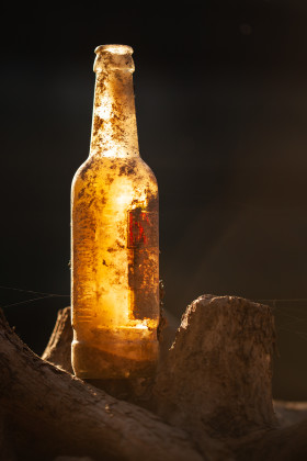 Stock Image: old bottle