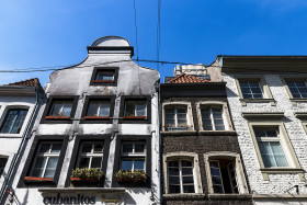 Stock Image: old buildings in dusseldorf