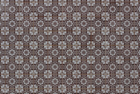 Stock Image: Old fashioned tile texture with flowers