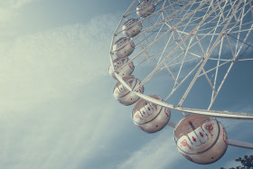 Stock Image: Old Ferris wheel