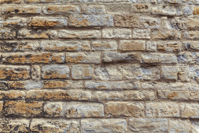 Stock Image: old medieval stone wall texture
