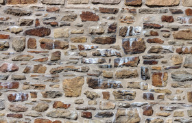 Stock Image: Old Medieval Stonewall Texture