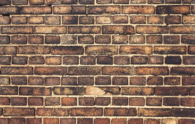 Stock Image: old red brick wall texture