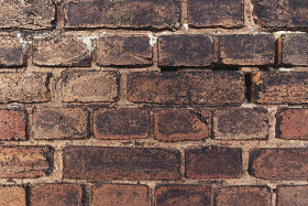 Stock Image: old red brick wall texture