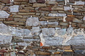 Stock Image: Old Stonewall Texture