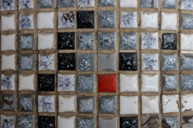 Stock Image: Old Tiny Tile Texture