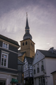 Stock Image: Old town of velbert langenberg in germany