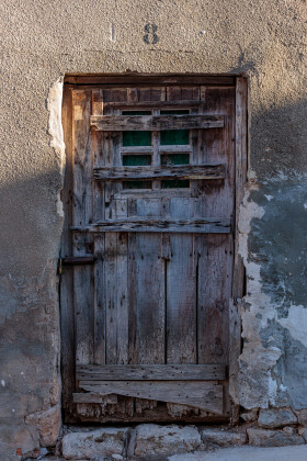 Stock Image: Old wooden door texture