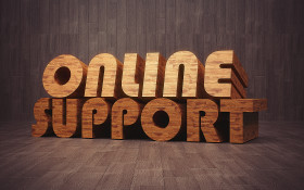 Stock Image: online support