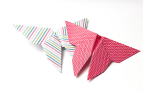 Stock Image: origami butterflies
