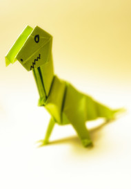 Stock Image: origami t-rex