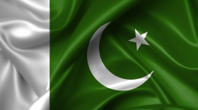 Stock Image: pakistani flag