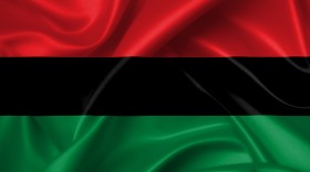Stock Image: pan african flag