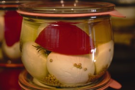 Stock Image: pickled eggs