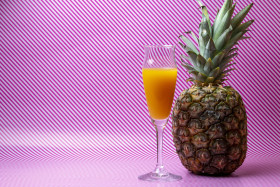 Stock Image: Pineapple juice