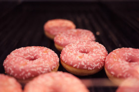 Stock Image: Pink Donuts