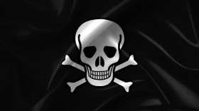 Stock Image: pirate flag