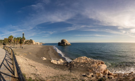 Stock Image: Playa Penon del Cuervo in Spain
