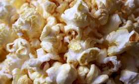 Stock Image: Popcorn background