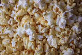 Stock Image: Popcorn background