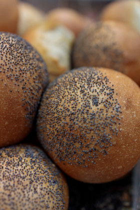 Stock Image: Poppy seed roll
