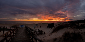 Stock Image: Portugal Seascape Beach Panorama