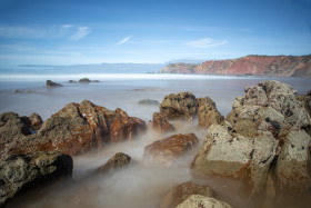 Stock Image: Portugals beautiful coast in Faro