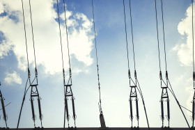 Stock Image: power lines