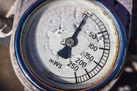 Stock Image: Pressure gauge