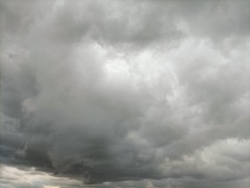 Stock Image: Rain clouds in the sky