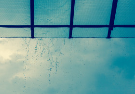 Stock Image: rain splash