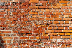 Stock Image: red brick wall texture background high resolution