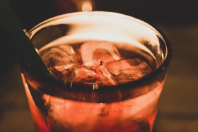 Stock Image: red cocktail