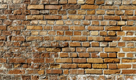 Stock Image: red grunge brick wall texture background