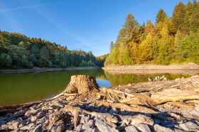 Stock Image: Reservoir in Germany