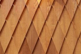 Stock Image: Rhombic pattern Wood texture