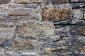 Stock Image: Rough stone wall