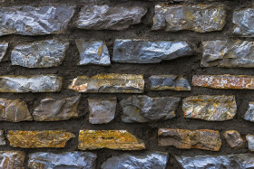 Stock Image: rough stone wall texture