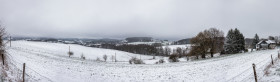 Stock Image: Rural Snow Landscape in April