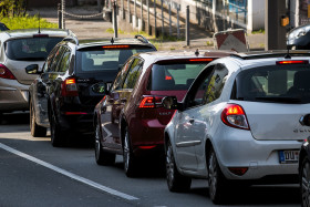 Stock Image: rush hour on german streets